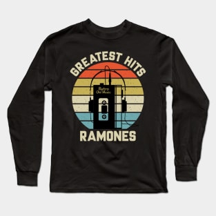 Greatest Hits Ramones Long Sleeve T-Shirt